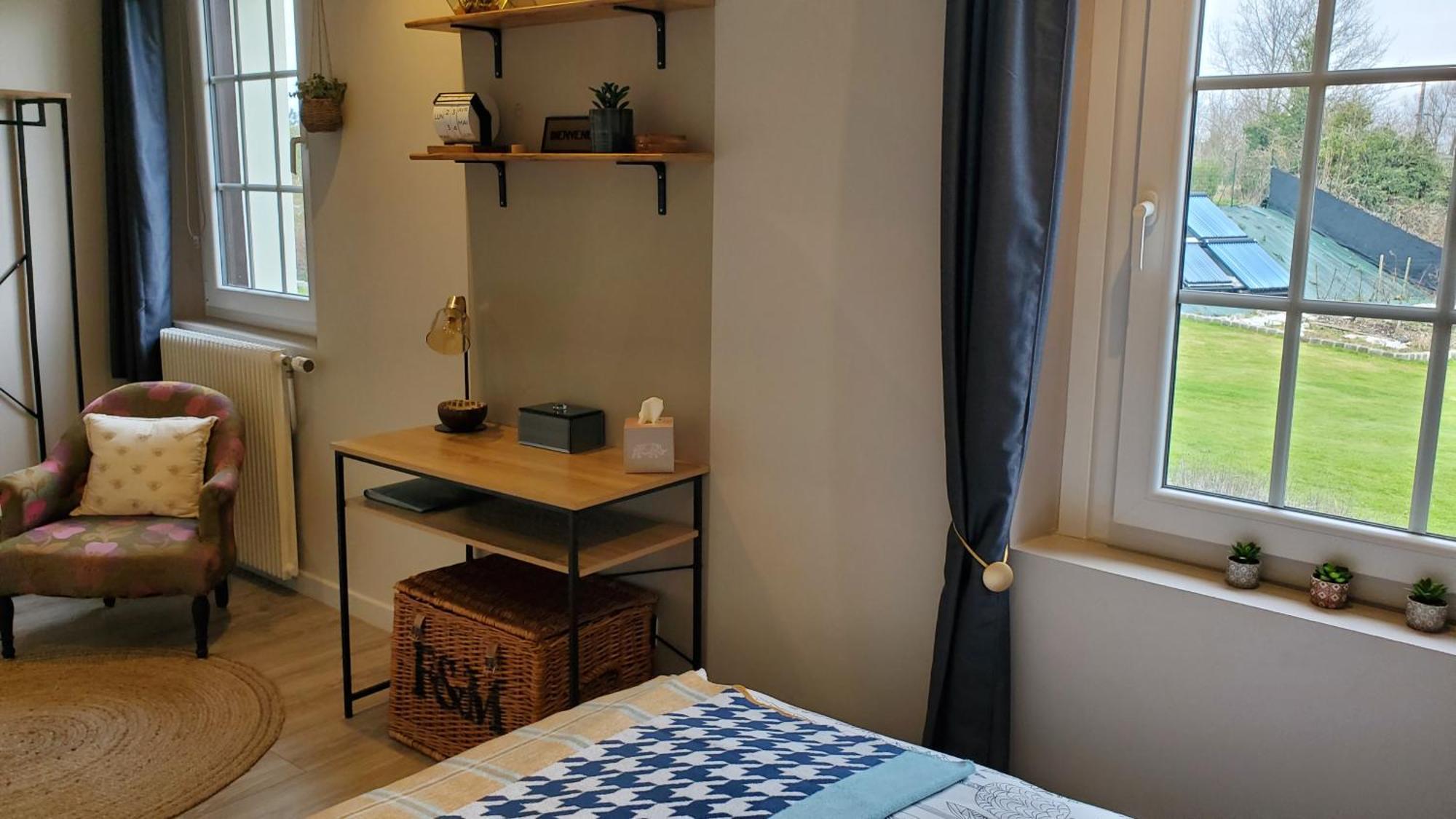 Vieille Fermette Bnb Chambre Prive Waben Bagian luar foto