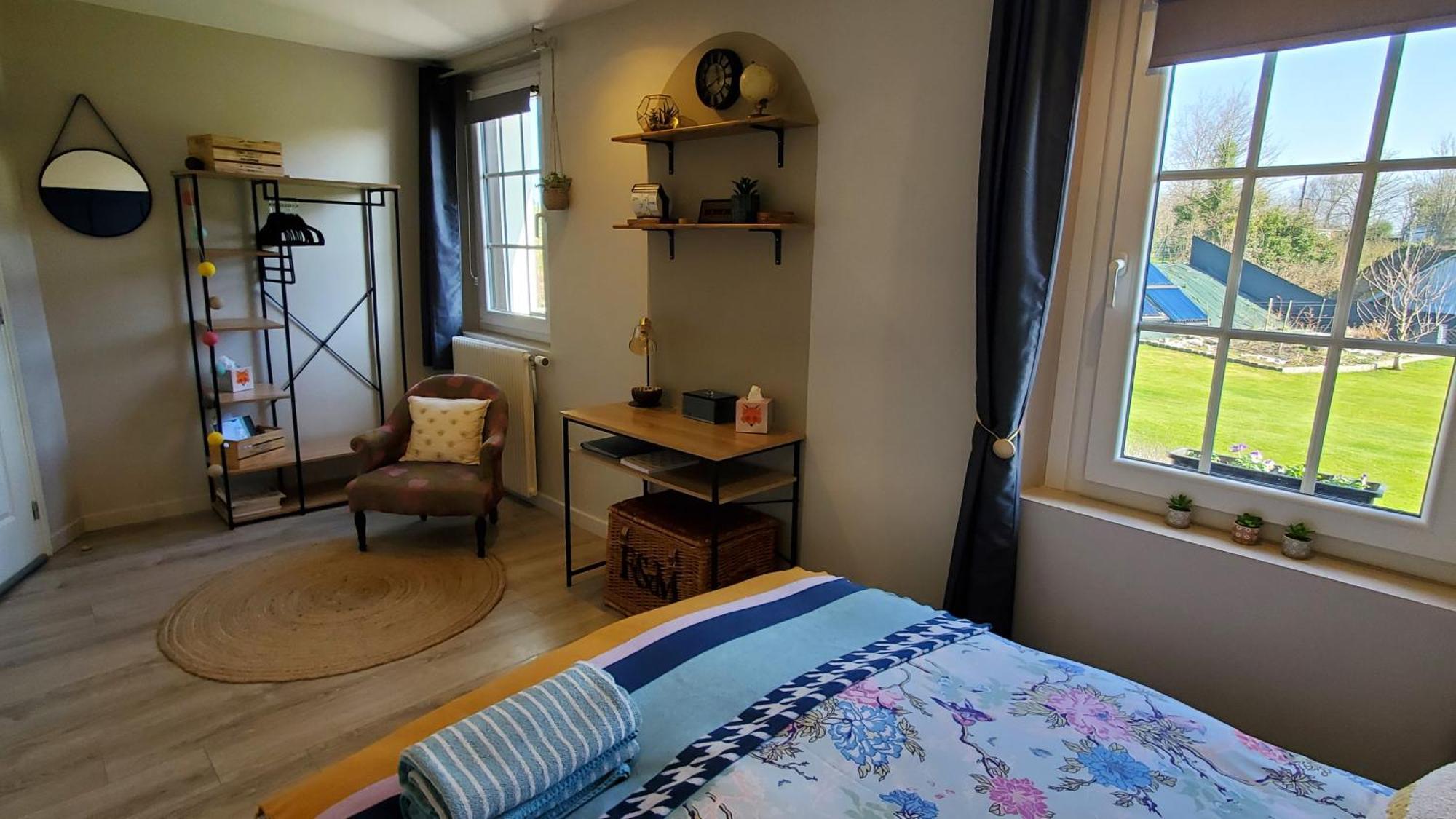 Vieille Fermette Bnb Chambre Prive Waben Bagian luar foto